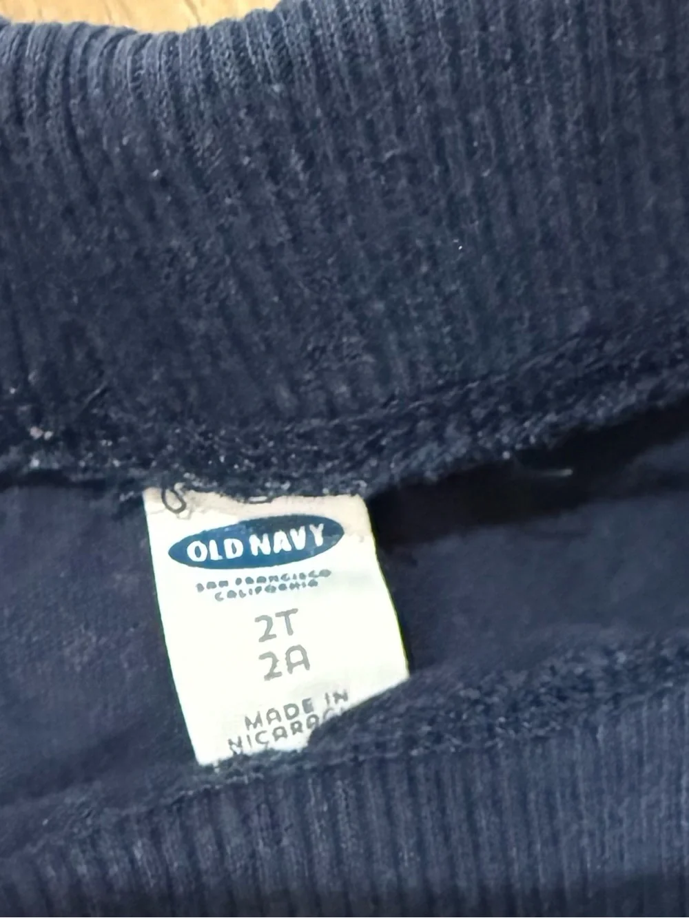 Old Navy Toddler Shorts Bundle 3-Pack Black Gray Navy Size 2T